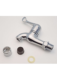 Vòi hồ nhựa ABS mạ Chrome Eurolife EL-HN03 (Trắng bạc)