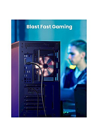 Ugreen UG40172NW190TK 3m 40Gbps 2000mhz dây dẹt Nylon Braided Màu Đen Cáp mạng Cat8 - HÀNG CHÍNH HÃNG