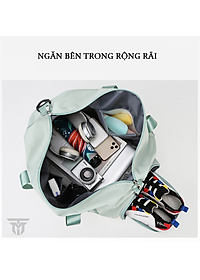 Túi Xách Du Lịch Đa Năng Cao Cấp Teement, Có Ngăn Đựng Giày Riêng Biệt, Ngăn Chống Thấm Nước - Hàng Chính Hãng