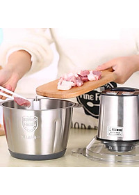 MÁY XAY THỊT ĐA NĂNG - XAY GIÒ - XAY THỰC PHẨM NẤU ĂN - XAY ĐA NĂNG - CỐI INOX CÔNG SUẤT CAO [Tặng kèm quà ngẫu nhiên]
