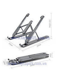 Giá Đỡ dành cho Laptop Macbook Nhôm Tản Nhiệt Điều Chỉnh Độ Cao Dễ Dàng Mang Đi