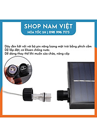 [Năng Lượng Mặt Trời] Dây Led Hạt Gạo Đời Mới Chống Nước, Quấn Cây, Chịu Mưa Nắng Kèm Remote