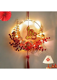 Vòng Treo Tết Trang Trí Cửa Nhà Chữ Phúc Lộc Thọ - Thần Tài - Liễn Đỏ Vàng May Mắn - HÀNG CHÍNH HÃNG MINIIN