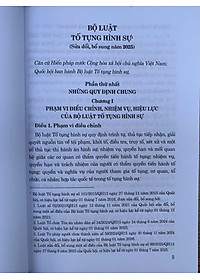 Bộ luật Tố tụng hình sự (Sửa đổi, bổ sung năm 2025)