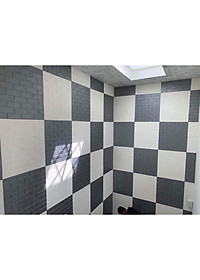Xốp dán tường giả gạch loại dầy khổ lớn 70 x 77 cm