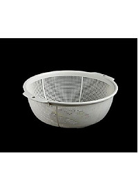 Rổ nhựa tròn Sanada Seiko φ28cm có tai treo - Nội địa Nhật Bản