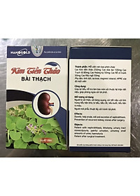 Viên uống Kim tiền thảo - Bài thạch Vinh Thịnh Vượng VV, hộp 40v, hỗ trợ làm tan sỏi