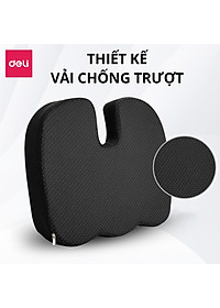 Đệm Lót Lưng Ghế Văn Phòng Deli - Thiết Kế 3D Lưới Thoáng, Ngồi Thiền Giúp Chống Đau Lưng, Đau Xương Cụt, Đau Thần Kinh Tọa Dành Cho Dân Văn Phòng, Lái Xe, Sinh Viên, Người Bị Trĩ - VS750 / VS751