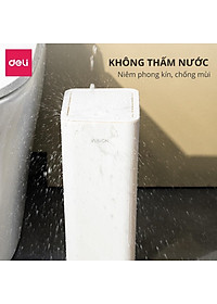 Thùng Rác Nắp Bật Nhấn Nút Thông Minh Deli - Tiết Kiệm Không Gian Nhựa PP Nguyên Sinh Hạn Chế Mùi Hôi Kháng Khuẩn Sọt Rác Văn Phòng Nhà Bếp - 1108 1109