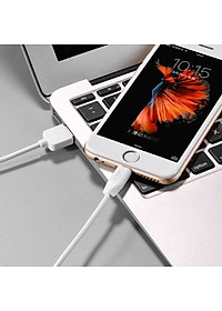 Cáp sạc Hoco X1 dây tròn siêu bền truyền dữ liệu nhanh chóng cho iPhone/iPad ( 3 size ) - Hàng chính hãng