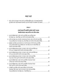 Chủ Quyền Biển Đảo Của Nhà Nước Quân Chủ Việt Nam Trong Lịch Sử (Từ Chúa Nguyễn Thế Kỷ XVI Đến Năm 1945)