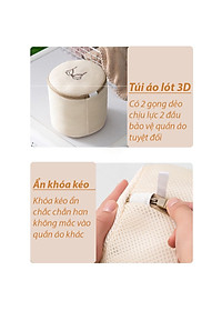 Túi Lưới Giặt Đựng Quần Áo, Đồ Lót Trong Máy Giặt - Túi Giặt Bảo Quản Quần Áo, Túi giặt đồ cao cấp 2 lớp, túi lưới giặt vớ, Túi giặt đồ máy giặt 3 lớp cao cấp, túi lưới giặt quần áo đồ lót có khóa kéo, Túi lưới giặt quần áo đồ lót máy giặt dododios