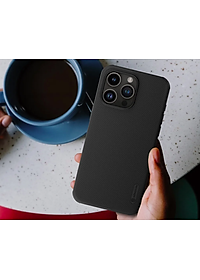 Ốp lưng cho iPhone 15 Pro , 15 Pro Max , 15 Plus , 15 hiệu Nillkin Frosted Shield Pro chống sống chống vân tay - Hàng nhập khẩu