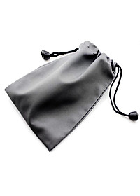Túi rút đựng tai nghe cáp sạc 15x10 cm (Xám đen) - Hàng chính hãng