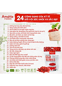Hạt kỷ tử hữu cơ 170gr - AmaVie Foods