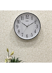 Đồng hồ treo tường Nhật Bản Rhythm CMG580NR02 – Kích Thước 33.8 x 4.0cm, 810g, vỏ nhựa cao cấp, Dùng PIN.