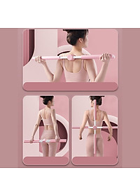 Thanh Tập Chống Gù Lưng, Gậy Tập Yoga Chống Gù Lưng Bằng Thép Không Gỉ - Hàng Loại 1 - Chính Hãng MINIIN