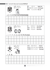 Tập Viết Tiếng Nhật Căn Bản - Kanji _MT