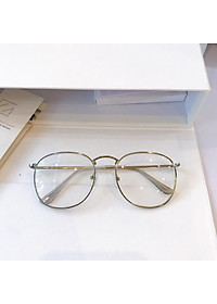 Gọng kính cận, Kính giả cận mắt tròn kim loại tăm mảnh