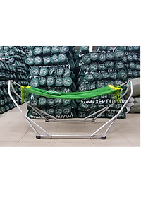 VÕNG XẾP DUY LỢI KHUNG THÉP - CỠ NHỎ (QUÀ TẶNG 10 MÓC ÁO KÉP NHỰA CAO CẤP DUY LỢI) - DÀNH CHO NGƯỜI 1m55