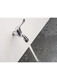 Vòi hồ nhựa ABS mạ Chrome Eurolife EL-HN03 (Trắng bạc)