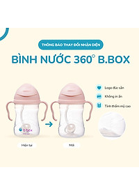 b.box Bình nước 360 độ cho bé tập uống nước 240ml - Xanh Lá