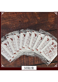 Hộp 50 Miếng Dán Chân Ngải Cứu Thải Độc Của Bắc Kinh