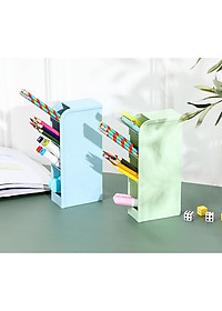 Hộp đựng bút Lalunavn 4 tầng khay kệ đựng bút đồ dùng học tập văn phòng phẩm dễ thương B141