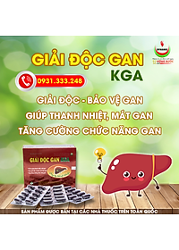 GIẢI ĐỘC GAN KGA - Năng Động - Thanh nhiệt, giải độc, mát gan