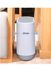 Thùng Rác Thông Minh Nhấn Nắp 10Lít 3 Ngăn Chống Đổ Kín Mùi Cao Cấp - Phóng Cách Hiện Đại - Chất Liệu ABS Cao Cấp Chính Hãng MINIIN