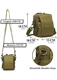 Túi Đeo Vai, Túi Đeo Hông Cao Cấp Tiện Lợi Thời Trang Nam Phong Cách Mạnh Mẽ Chất Vải Cavan Chống Nước Bền Màu-HÀNG CHÍNH HÃNG