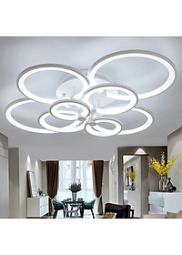 Đèn trang trí - đèn trần LED 8 cánh 3 chế độ ánh sáng có điều khiển từ xa tăng giảm LIGHTING