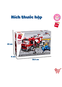 Đồ chơi lắp ráp xếp hình Qman 12022 - Cứu hoả trạm xăng nhiên liệu (275 chi tiết) - Dành cho bé từ 6 tuổi