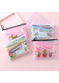 Set 20 Bút Bi Cây Viết Dễ Thương - Có Nhiều Hoạ Tiết Khác Nhau - Tặng kèm Túi Zip Đựng - Hàng Loại 1- Chính Hãng MINIIN