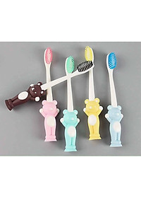 Set 4 Bàn Chải Hình Thú Ngộ Nghĩnh Cho Bé Chuẩn Nhật - Hàng Chính Hãng MINIIN