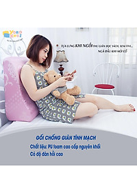 GỐI CHỐNG GIÃN TĨNH MẠCH CHUYÊN DỤNG  GIÚP NGỦ NGON, GIẢM TÊ BÌ CHÂN TAY CHO MẸ BẦU