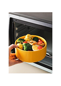 Tô Sứ Vân Sọc, Tô đựng mì salat , Tô canh sứ màu La Mã cao cấp không chì