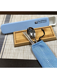 Bộ thìa (muỗng) đũa cơm trưa văn phòng inox 304 DandiHome cao cấp, tiện lợi, vệ sinh