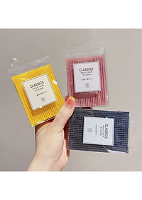 Hộp 10 Miếng Dán Tóc Hình Vuông Dễ Thương Cho Nữ 8X6Cm