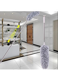 Chổi Quét Trần Nhà, Chổi Phất Trần Có Cán Điều Chỉnh Độ Dài Tới 2,8m Quét Mạng Nhện, Lau Chùi Bụi Bẩn Trên Cao Amalife