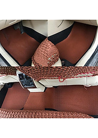 Bộ 3 miếng thảm lót sàn ô tô T25.5 , Thảm sàn xe hơi 5 chỗ DIY, Thảm sàn cao su chống bẩn