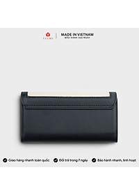 Ví Yuumy ( Thời trang nữ phối màu kèm dây đeo chéo - Ví da Seasand YV103 )