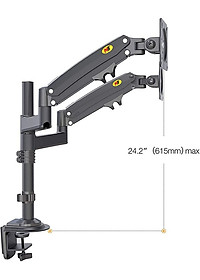 Giá treo 2 màn hình máy tính NB-H180 (Hàng Nhập Khẩu)