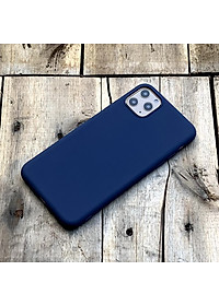 Ốp lưng dẻo mỏng màu xanh dương dành cho iPhone  11 Pro Max - Hàng chính hãng