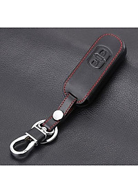 Bao Da Chìa Khóa Dành Cho Xe Mazda 3, Mazda 2, Mazda CX5 (Da Thật) Logo 3D