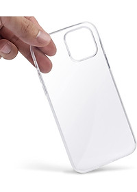 Ốp lưng silicon dẻo trong suốt cho iPhone 13 Mini hiệu Ultra Thin siêu mỏng 0.6mm - Hàng nhập khẩu