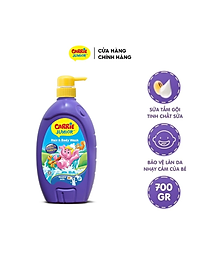 Chai Sữa Tắm Gội cho bé Carrie Junior hương trái cây thiên nhiên 700g - 3 mùi hương