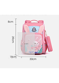 Balo học sinh cấp 1và 2 siêu nhẹ chống gù chống nước cao cấp phong cách mới