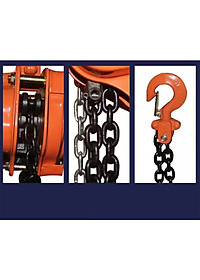 Palang Xích Kéo Tay ABG 2T-5M - Pa Lăng Dùng Xích Loại 2 Tấn, Xích Ba Lăng Dài 5 Mét Kéo Tay - Hàng Chính Hãng