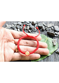 Vòng Tay Kết Dây Hạt Thạch Anh Tóc Vàng Ngọc Quý Gemstones GA28